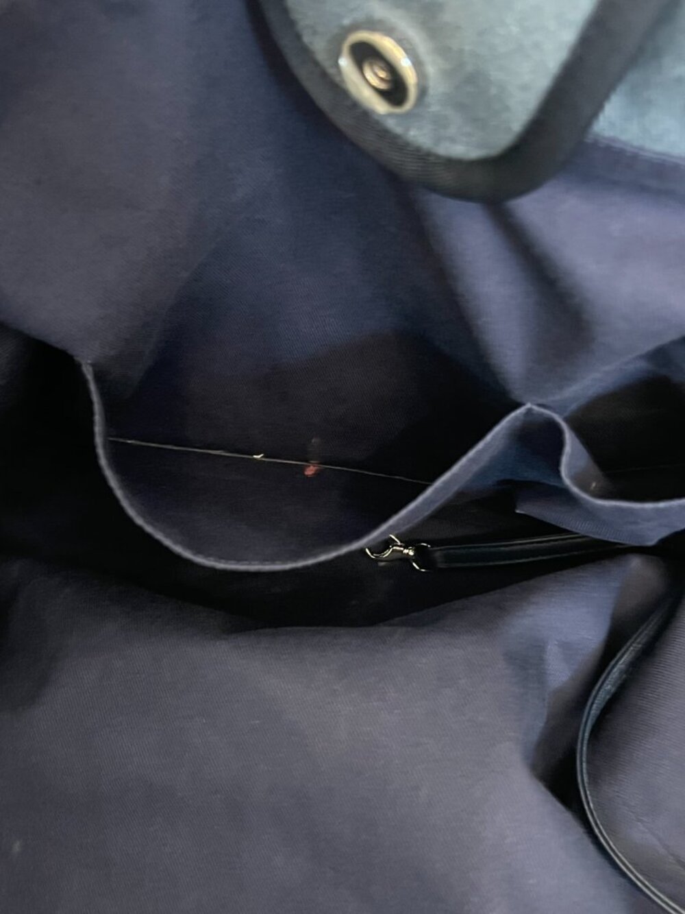 Chanel Blue Sequins canvas tote  Deauville large size - Picture 12 of 17